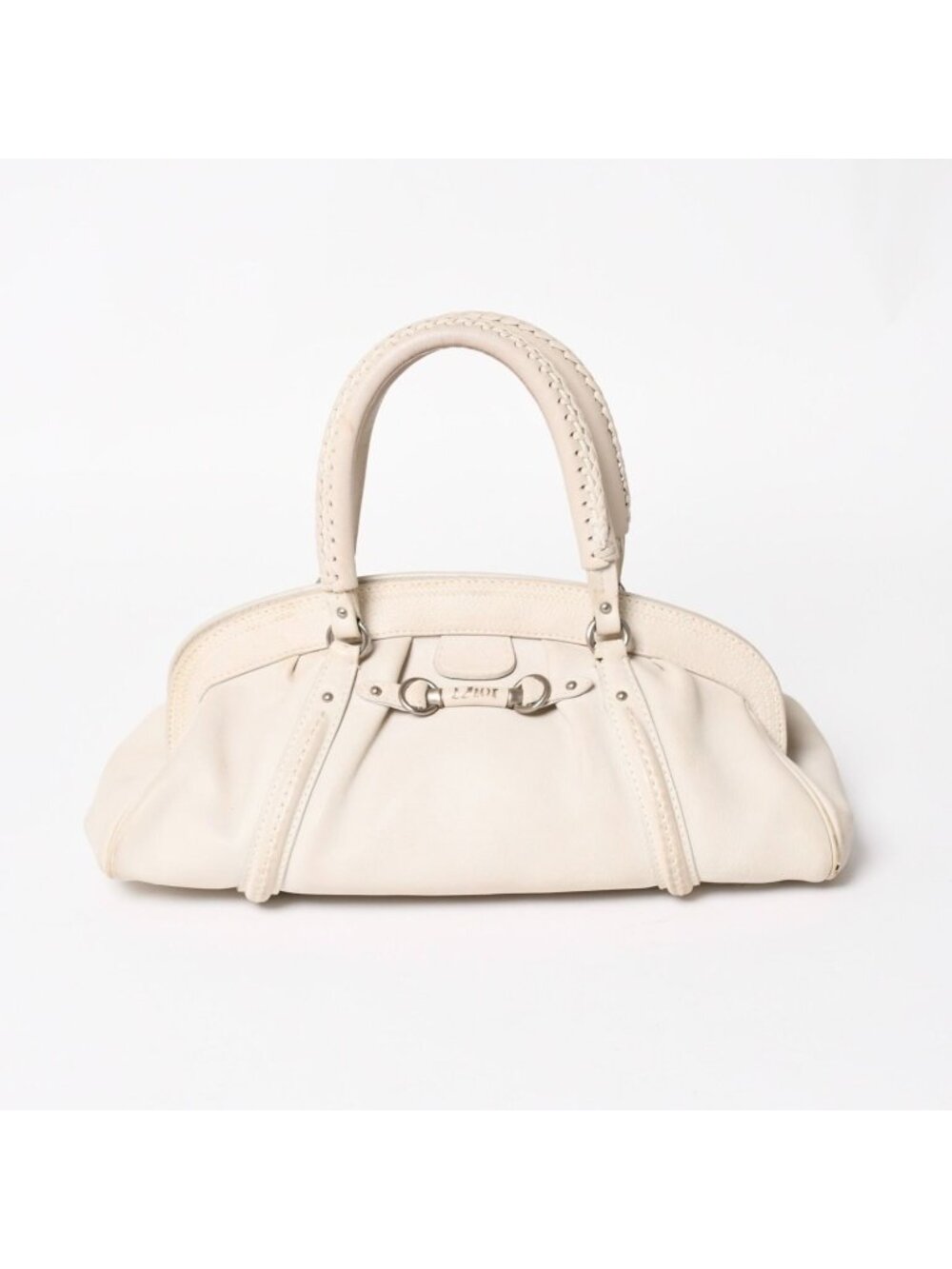 Dior Handbag White Silver